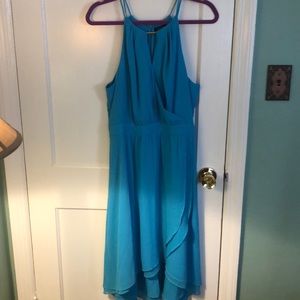 White House Black Market Blue Dress